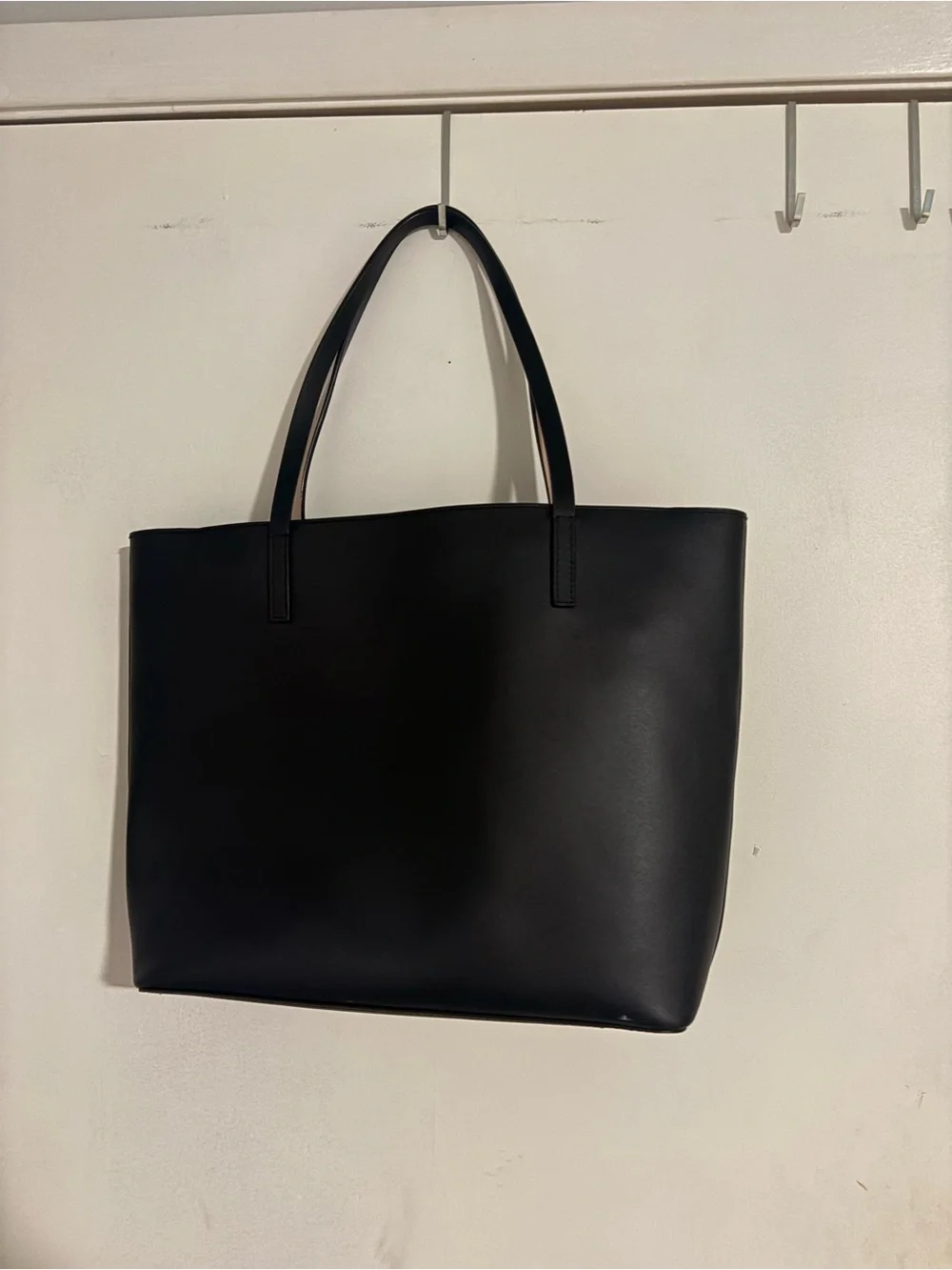 Kate Spade Black Leather Tote Bag
